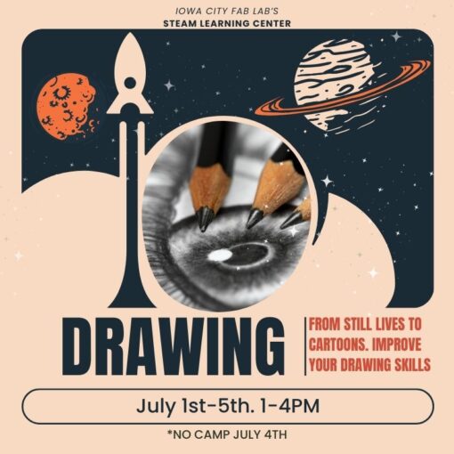 Drawing Camp Afternoon July 1st - 5th