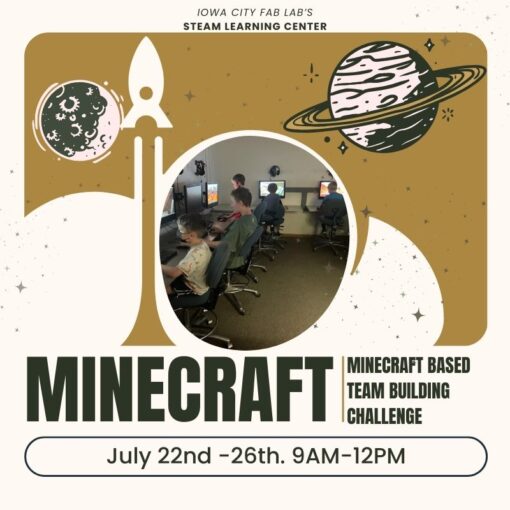 Minecraft Teams Morning July 22nd - 26th