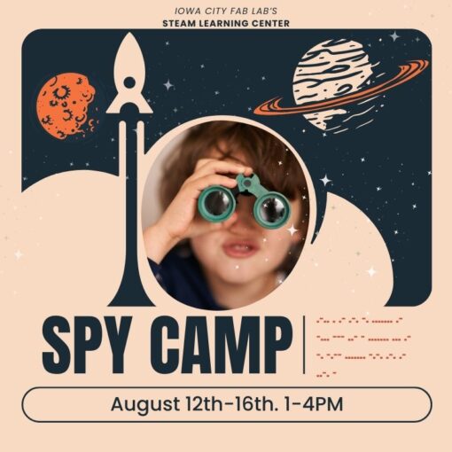 Spy Camp Afternoon August 12th to 16th